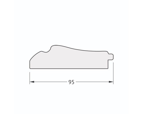 Зеркало Evoform Exclusive Floor 203х83 Травленое серебро