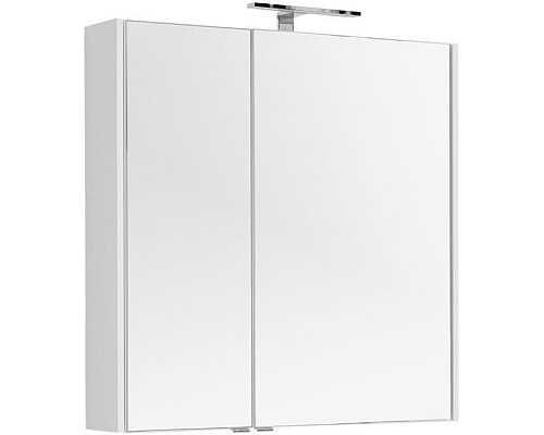 Зеркало-шкаф Aquanet Августа 90 белый