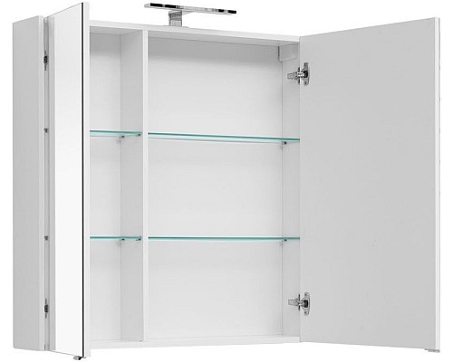 Зеркало-шкаф Aquanet Августа 90 белый