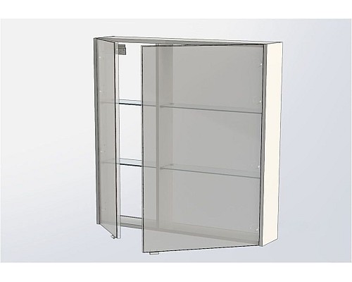 Зеркало-шкаф Aquanet Августа 90 белый