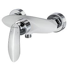 Смеситель для ванны Adiante AD-29023 WH+CR