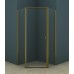 Душевой уголок Azario Dallas AZ-112P 90*90 профиль Шкуренная бронза стекло прозрачное