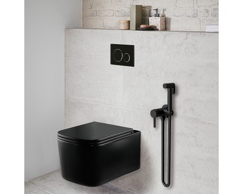 Гигиенический душ со смесителем Vincea VHFW-101MB Черный матовый