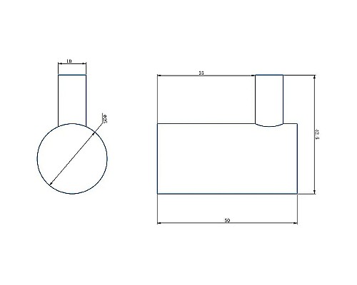 Крючок Haiba HB8405-7 Черный матовый