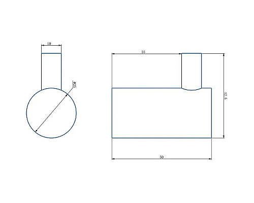 Крючок Haiba HB8405-7 Черный матовый