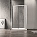 Душевой уголок Azario Milton 120х80 AZ-ND1131 L 1200 профиль Серебро стекло прозрачное