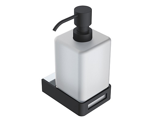 диспенсер для жидкого мыла Chrome & Black Boheme Q 10957-CR-B