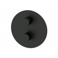 Смеситель Paffoni Light LIG019NO для душа, с внутренней частью, черный матовый