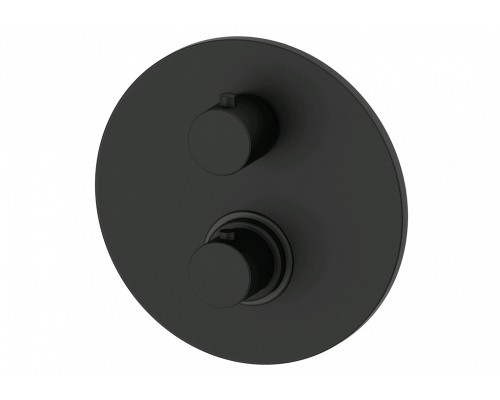 Смеситель Paffoni Light LIG019NO для душа, с внутренней частью, черный матовый