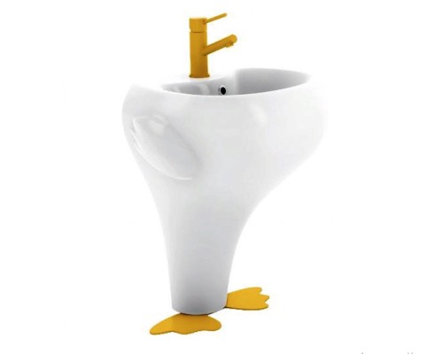 Смеситель для раковины Creavit Ducky FC1198Y Желтый