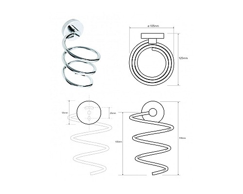 Держатель фена Bemeta 104117022