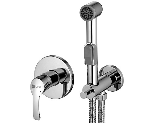 Смеситель Lemark Plus Strike LM1119C с гигиеническим душем, встраиваемый