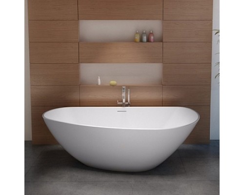 Асимметричная ванна из искусственного камня Riho Granada 190x90 белая BS2000500000000