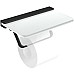 Держатель туалетной бумаги Langberger Black Edition 32041B-BP с полкой Черный матовый