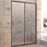 Душевая дверь Veconi Vianno VN-46B 150 VN46B-150-01-C5 Черный матовый