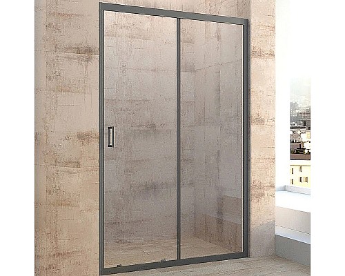 Душевая дверь Veconi Vianno VN-46B 150 VN46B-150-01-C5 Черный матовый