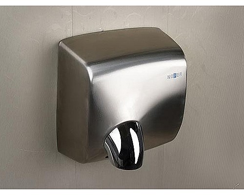 Сушилка для рук Nofer Windflow 01151.S Нержавеющая сталь матовая Сушилка для рук Nofer Windflow 01151.S Нержавеющая сталь матовая