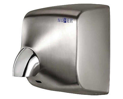 Сушилка для рук Nofer Windflow 01151.S Нержавеющая сталь матовая Сушилка для рук Nofer Windflow 01151.S Нержавеющая сталь матовая