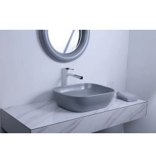 Серая матовая керамическая раковина Gid Gm1302 53336
