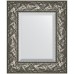 Зеркало Evoform Exclusive 59х49 BY 3364 с фацетом в багетной раме - Византия серебро 99 мм