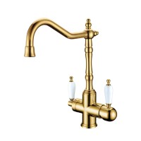 Смеситель для кухни Boheme TRADIZIONALE ORO 112 золото