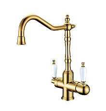 Смеситель для кухни Boheme TRADIZIONALE ORO 112 золото