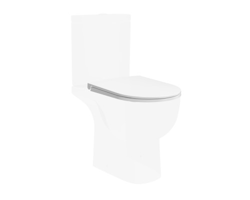 Сиденье для унитаза Kerama Marazzi BUONGIORNO PRO для унитаза, белое глянцевое