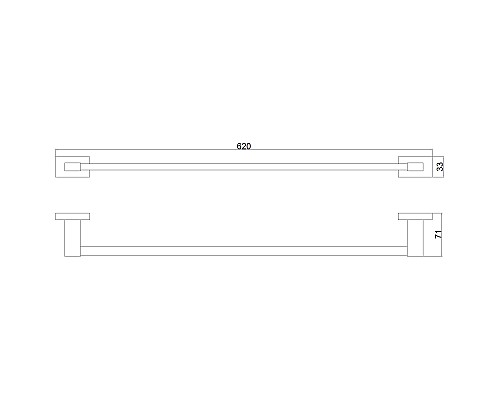 Полотенцедержатель Belz B902 B90201 Хром