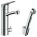 Смеситель для раковины с гигиеническим душем Hansgrohe Logis однорычажный хром