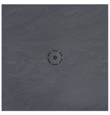 Душевой поддон из материала Neoroc Jacob Delafon Singulier 90x90 Серый сланец