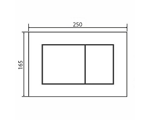Клавиша смыва Timo Reko FP-004W Белая