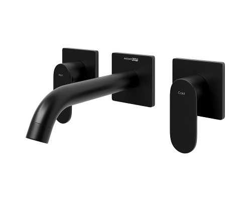 Смеситель для раковины WasserKRAFT Elbе 7445 Черный матовый