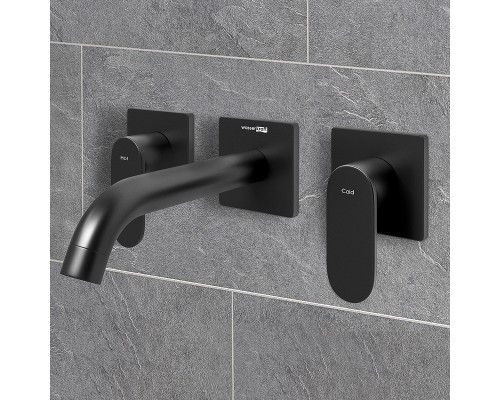 Смеситель для раковины WasserKRAFT Elbе 7445 Черный матовый