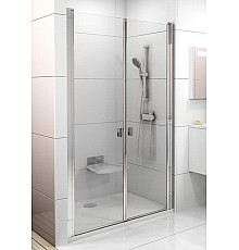 Душевая дверь Ravak Chrome 0QVAC10LZ1 100 белый прозрачный