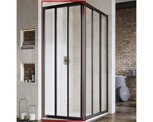 Душевая дверь Ravak Supernova ASRV3-90 198 15V703R2Z1 профиль Черный стекло Transparent Душевая дверь Ravak Supernova ASRV3-90 198 15V703R2Z1 профиль Черный стекло Transparent