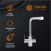 Смеситель для кухни Orange Steel Хром