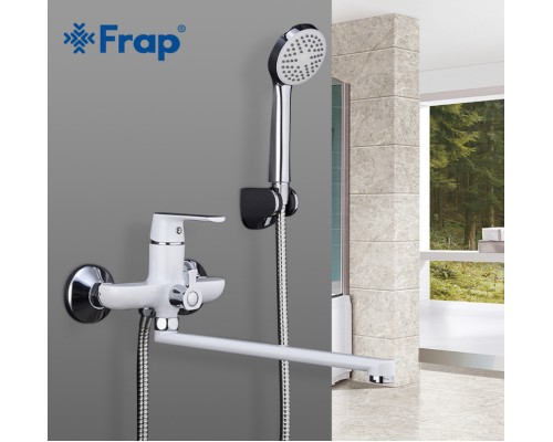 Смеситель для ванны Frap H31 F2231 универсальный Белый Хром