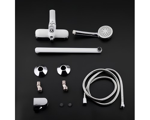 Смеситель для ванны Frap H31 F2231 универсальный Белый Хром