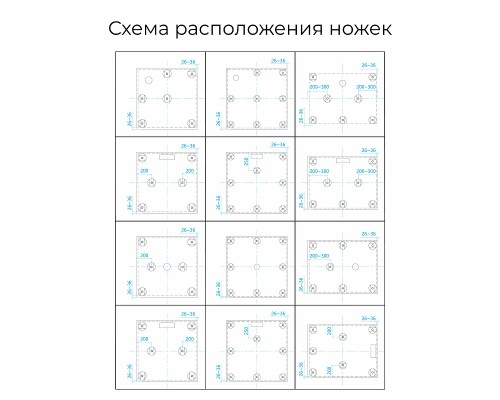 Душевой поддон из искусственного камня RGW Stone Tray ST-W 100х100 16152010-01 Белый