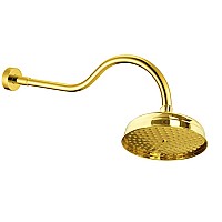 Встроенный верхний душ (20см) Boheme IMPERIALE 414 золото