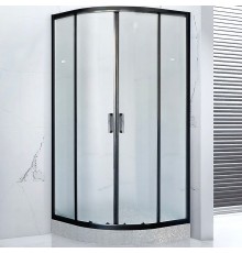 Душевой уголок Royal Bath HKD 100х100 профиль Черный стекло матовое