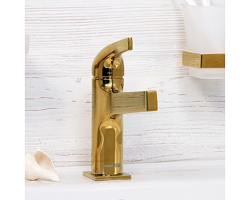 Смеситель для раковины WasserKRAFT Sauer 7103 Золото
