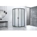 Душевой уголок Royal Bath HKD 100х100 профиль Черный стекло матовое