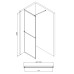 Душевая перегородка ABBER Immer Offen AG60100B