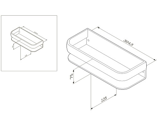Крючок для халата AM.PM Sensation A3035800