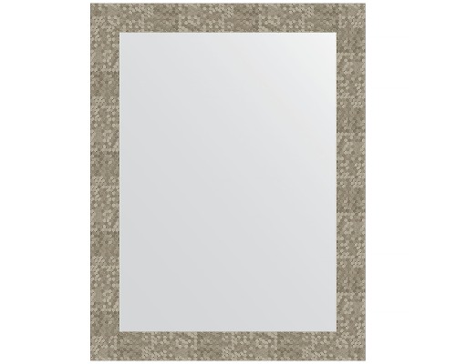 Зеркало Evoform Definite 86х66 BY 3180 в багетной раме - Соты титан 70 мм