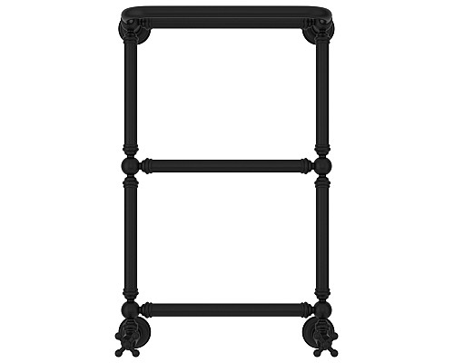 Полотенцесушитель водяной 660х400 черный матовый Сунержа Ренессанс 1386 31-0281-6640