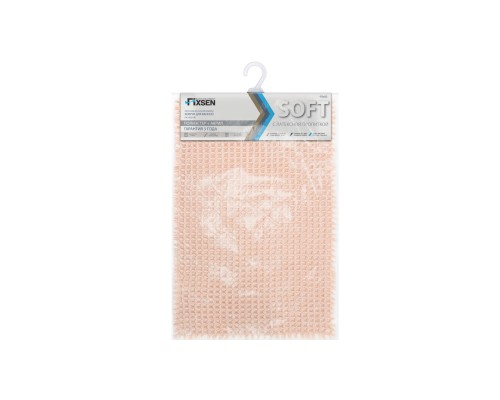 Коврик для ванной Fixsen Soft, розовый, 40х60, FX-4001B