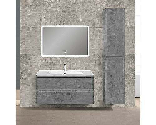Тумба под раковину Vincea Vico 100 VMC-2V100BT подвесная Beton