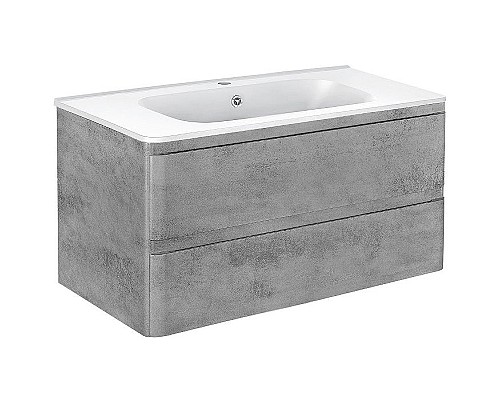 Тумба под раковину Vincea Vico 100 VMC-2V100BT подвесная Beton